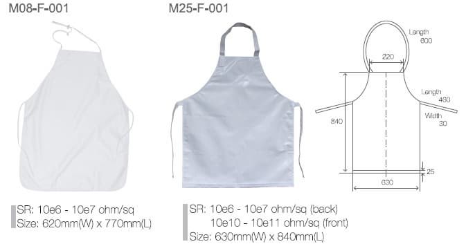 ESD Chemical Resistant Apron